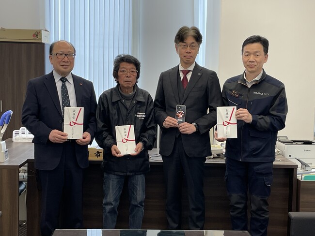 赤い風船 『旅して応援!北陸』商品を通して集まった義援金の贈呈式を行いました