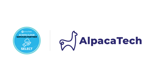 AlpacaTech、Snowflake SELECTパートナーに認定