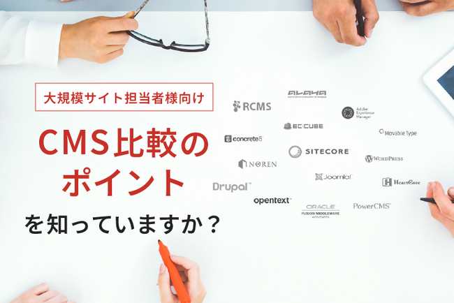 【LYZON】大規模サイト構築に役立つCMS比較ページを4月11日にリニューアル