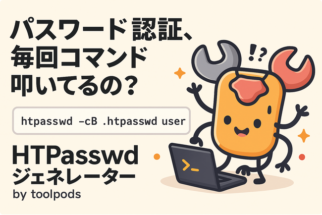 パスワード認証、毎回コマンド叩いてるの?Apache認証がワンクリックの裏ワザ