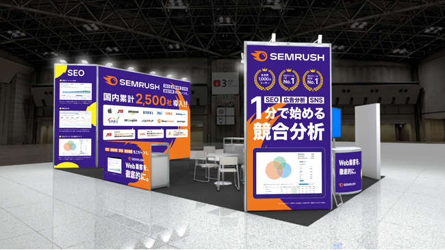 競合分析ツール”Semrush”（セムラッシュ）「営業・デジタルマーケティング Week 春 2025」に出展のお知らせ｜株式会社オロ