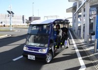 磐田市JR御厨駅-本社間で従業員通勤向けにグリーンスローモビリティを運行開始