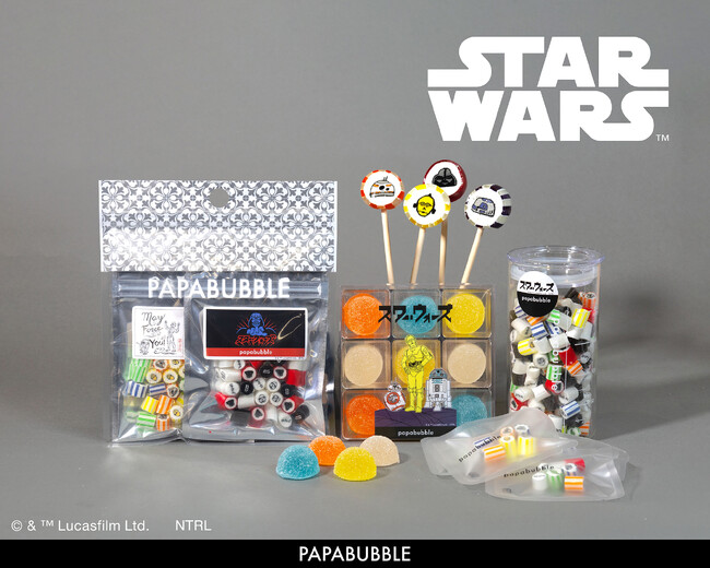 5月4日（日）のスター・ウォーズの日に向けて『スター・ウォーズ』の世界観を表現したシリーズが登場　PAPABUBBLEの全国店舗及び公式サイトにて 4月17日（木）より発売