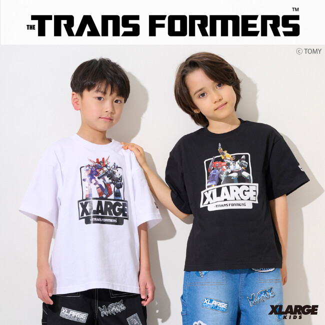 XLARGE KIDSから世界中で大人気の変形ロボットキャラクター「トランスフォーマー」とのコラボアイテムが初登場！