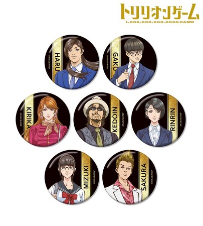 TVアニメ「トリリオンゲーム」のトレーディング缶バッジ、株式会社トリリオンゲーム ロゴ パーカーなどの受注を開始！！アニメ・漫画のオリジナルグッズを販売する「AMNIBUS」にて