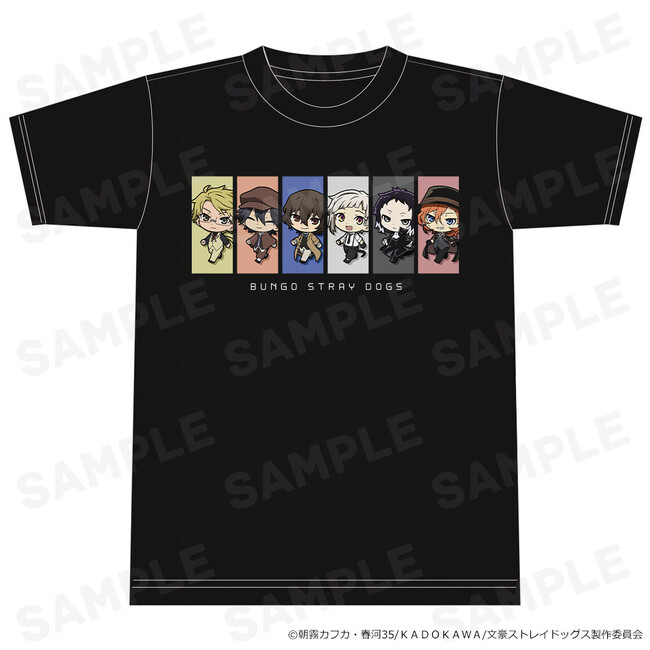 アニメ「文豪ストレイドッグス」Tシャツの受注を開始しました！