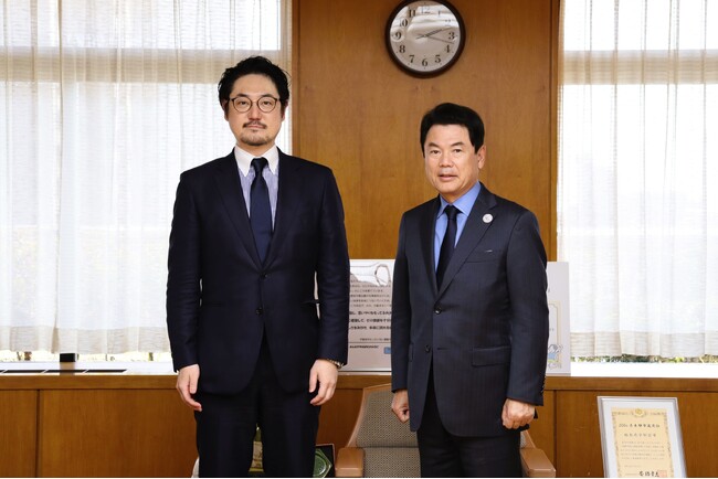 (お知らせ)当社代表・吉村修一が宇都宮市長を表敬訪問しました