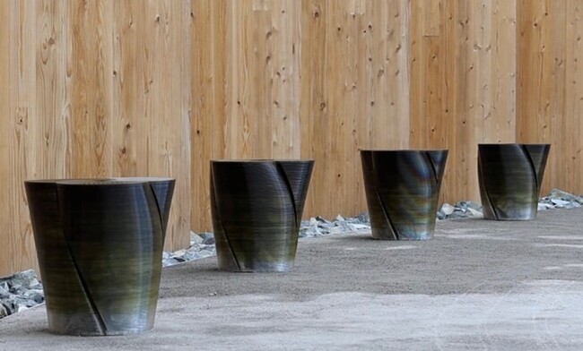 大阪・関西万博の日本政府館に設置される3Dプリンタ製スツールに植物由来のバイオエンプラ「DURABIO」が採用