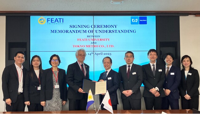 東京メトロはフィリピン共和国 FEATI大学と「研修に関する覚書」を締結しました
