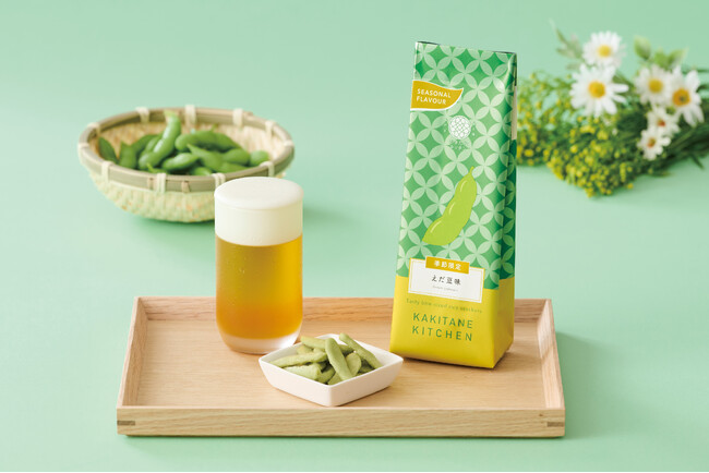 かきたねキッチン　夏の定番『えだ豆味』が濃厚に進化！『季節限定かきたね えだ豆味』発売