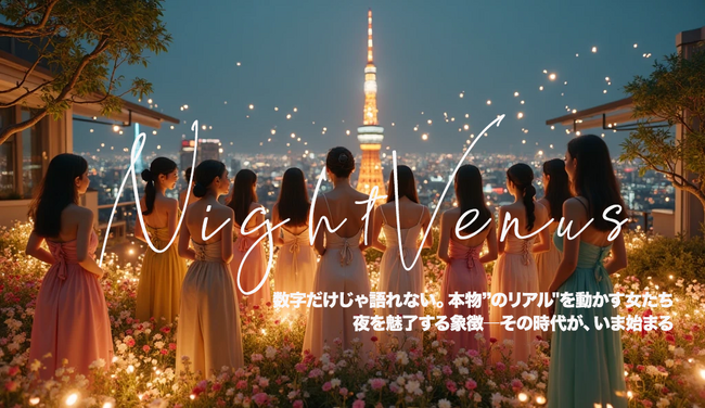 ”Night Venus”開幕！2兆4594億円市場を動かす、女神たち。 REDXが、その輝きにフォーカスする。