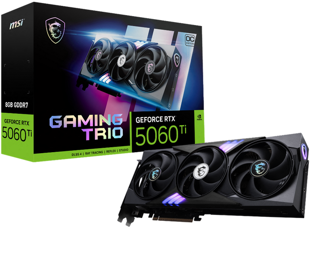 MSI、GeForce RTX(TM) 5060 Ti 8GBを搭載したグラフィックスカード「GeForce RTX(TM) 5060 Ti 8G GAMING OC」などを発表