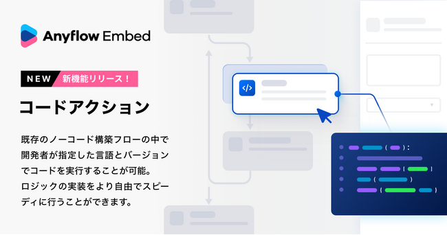 Anyflow Embed、コードとノーコードの融合でAPI連携を自由自在に