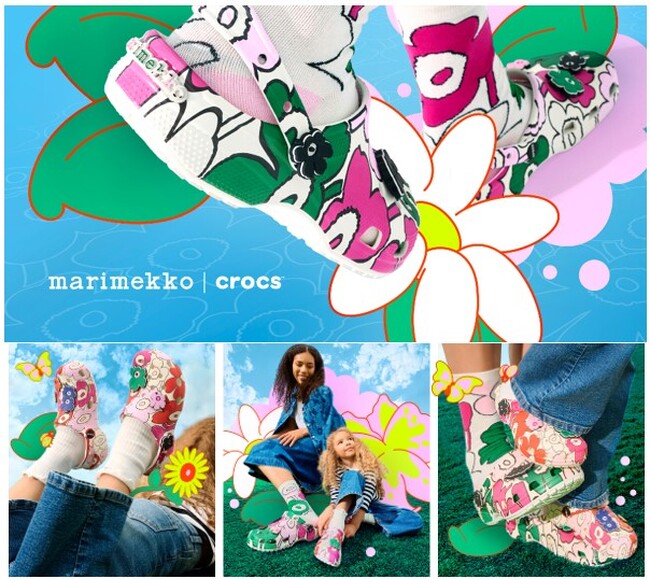 Crocs(TM)、『マリメッコ』との初コラボレーションコレクションを2025年4月24日(木)より日本発売開始　翌日25日(金)よりABC-MAT GRANDSTAGE一部店舗にて特設スペースをオープン