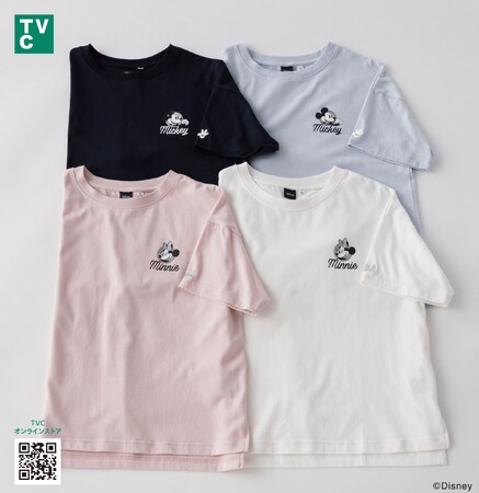 【ＴＶＣ限定】ディズニーキャラクターデザインＴシャツを４月１８日より順次販売