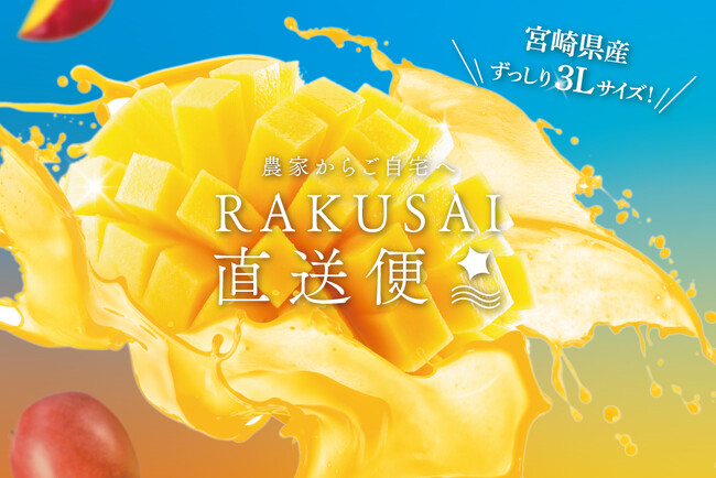 RAKUSAI産地直送便　宮崎県産マンゴー