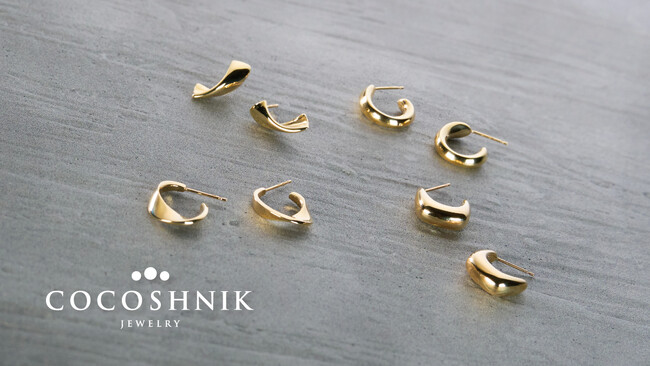 【COCOSHNIK】初夏に向けて耳まわりを刷新する「SLEEK CHIC COLLECTION」を4月18日(金)より発売