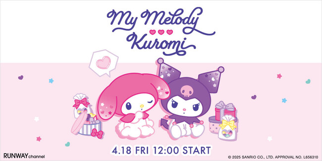 「RUNWAY channel(ランウェイチャンネル）」マイメロディ50周年・クロミ20周年を記念し、MERCURYDUO、dazzlinなど10ブランドとコラボレーション