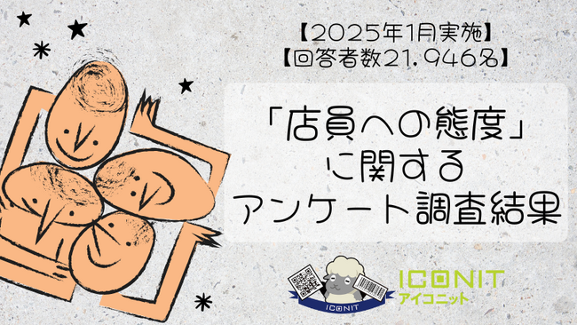 【2025年1月実施】【回答者数21,946名】「店員への態度」に関するアンケート調査結果