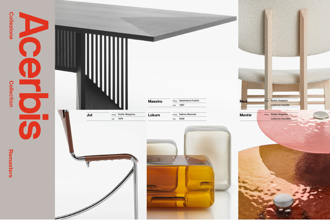 時代を超えて輝く、イタリアモダンデザインの神髄＜Acerbis＞の取り扱いをスタート