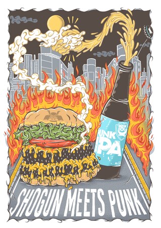 『SHOGUN MEETS PUNK』英国No.1クラフトビールブランドBREWDOGと日本No.1和牛ハンバーガーSHOGUN BURGERの夢のコラボがスタート！