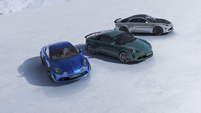 アルピーヌ A110シリーズにブランド創立70周年記念モデルが加わりラインアップが刷新
