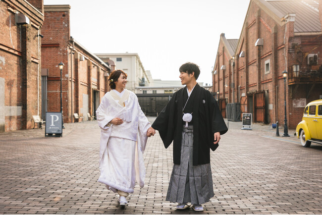 【大阪・AKARENGA WEDDING】100年の歴史ある赤レンガ倉庫を舞台にした和装フォトウエディングプランをリリース