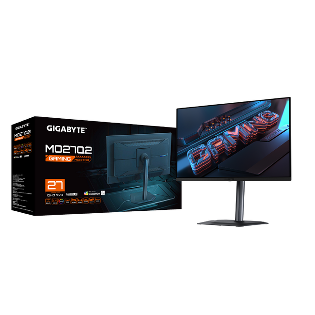 GIGABYTE社製、QD-OLEDモデル「MO27Q2」と1500R曲面パネルのWQHD解像度高リフレッシュレートモデル「GS32QCA」のゲーミング液晶モニター２製品発売