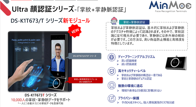 Hikvision 顔認証673シリーズ製品の紹介