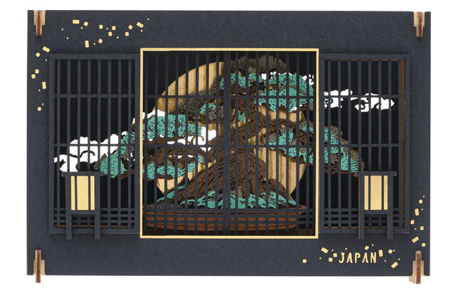 シリーズ初の可動式ペーパーシアターが登場！完成後、扉の開閉が可能に「BONSAI-松-」「BONSAI-桜-」4月22日より発売