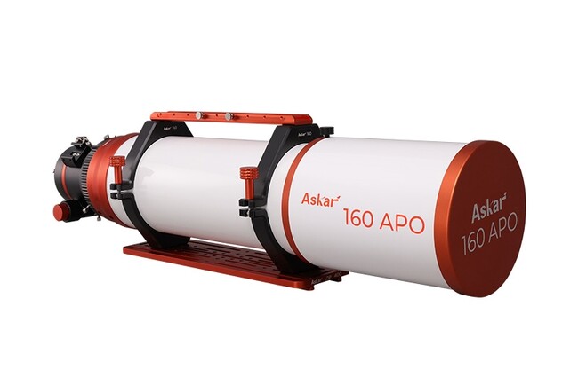 質量13.6kgで中型赤道儀にも搭載可能。Askar大口径屈折望遠鏡「160APO鏡筒」、アクセサリー5製品を発売