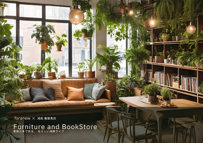 湘南 蔦屋書店とのコラボレーションで生まれる、新しいライフスタイルのカタチ。インテリアショップ「foranew 湘南T-SITE店」が2025年4月25日（金）に湘南T-SITE3号館にオープン。