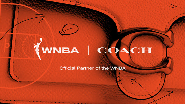 コーチ、ウィメンズ・ナショナル・バスケットボール・アソシエーション(WNBA)とのパートナーシップを発表