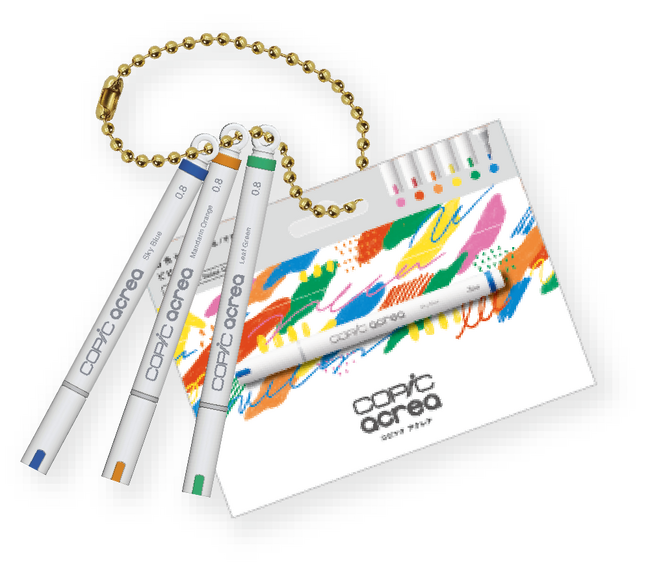 【2025年4月商品】コピック×スタジオソータ「コピックミニチュアキーチェーン2 チャオ＆アクレア」4月23日より順次展開開始！【カプセルトイ】