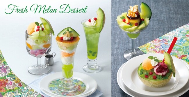 メロンとココナッツ、ジンジャーを組み合わせた味わいをご提案！『Fresh Melon Dessert』～2025年5月14日(水)より全国のロイヤルホストで販売開始～