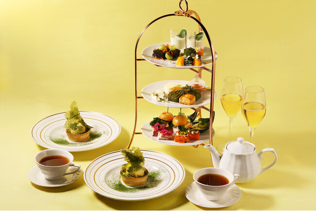 三菱一号館美術館 Cafe 1894　初夏のアフタヌーンティーテーマは「和茶×季節のお花のマリアージュ」