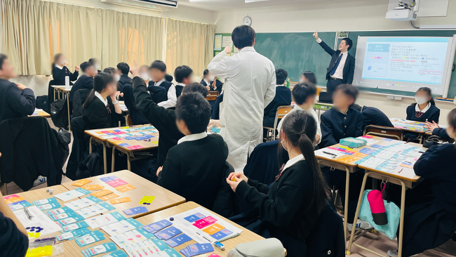 「人生の練習」ができる学校向け金融/キャリア教育ゲームを中学1年生199名に実施