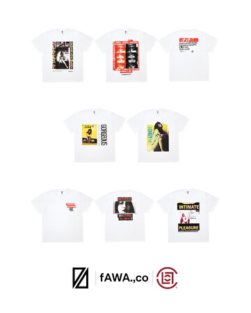 【fAWA(C)×PRESTIGE APPAREL 第二弾Tシャツが4月25日(金)発売】CLOTとのトリプルネームも登場、限定イベントも開催！