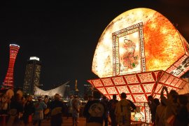 弘前ねぷたin神戸(昨年の様子)