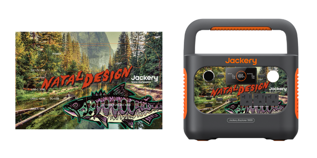 Jackeryポータブル電源初のカスタマイズアイテム！“ポータブル電源に遊び心を”ライフスタイルブランドNATAL DESIGN×Jackeryのコラボレーションステッカーを4月27日（日）より発売