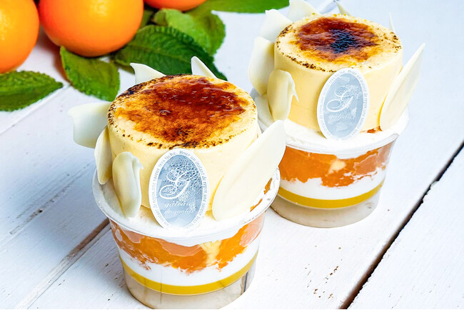 【4/26限定販売】半玉ゴロッと、果汁じゅわっ！清見オレンジのシブーストパフェ