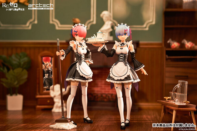 『Re:ゼロから始める異世界生活』より、「ラム」「レム」が可動フィギュアで登場。あみあみにて予約受付中。
