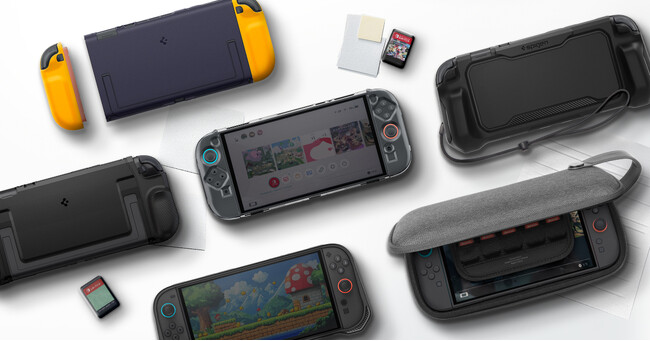 【新発売】Spigen、Nintendo Switch 2 対応アクセサリーを発売！ ー 本体をしっかり守るケースからガラスフィルム、収納ポーチまでラインアップ