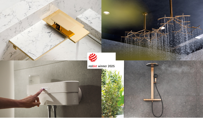 GROHEの 8 製品が「 Red Dot Design Award 2025」を受賞