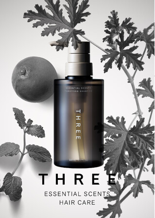 THREEから、精油の香りでヘアもマインドもゼロの状態へと導く、新・浄化ヘアケアシリーズ誕生。