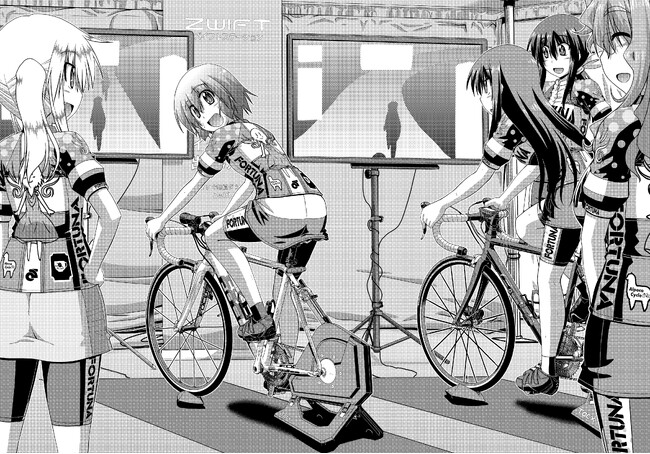 自転車コミック『ろんぐらいだぁすとーりーず！』が、インドアサイクリングアプリ『Zwift』にて公式グループライドイベントを開催!!