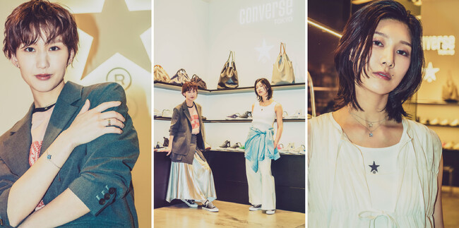 CONVERSE TOKYOが宝塚歌劇星組公演チケットプレゼントキャンペーンを実施中。キャンペーンを記念して宝塚歌劇団OGの綺城ひか理さん・天華えまさんを迎えたスペシャルビジュアルを公開！