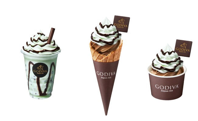 【GODIVA】ゴディバがチョコミントフェス開催？！ 「チョコレート ミント ショコリキサー」、「ソフトクリーム チョコレート ミント」