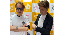 「信長デイトナ」特別体験に著名経営者が参加！御二方に着用体験を特別ゲストとしてご体験頂きました。2025年4月24日
