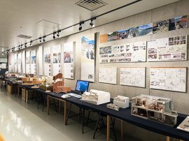 2024年に実施した冨永研究室の展示の様子